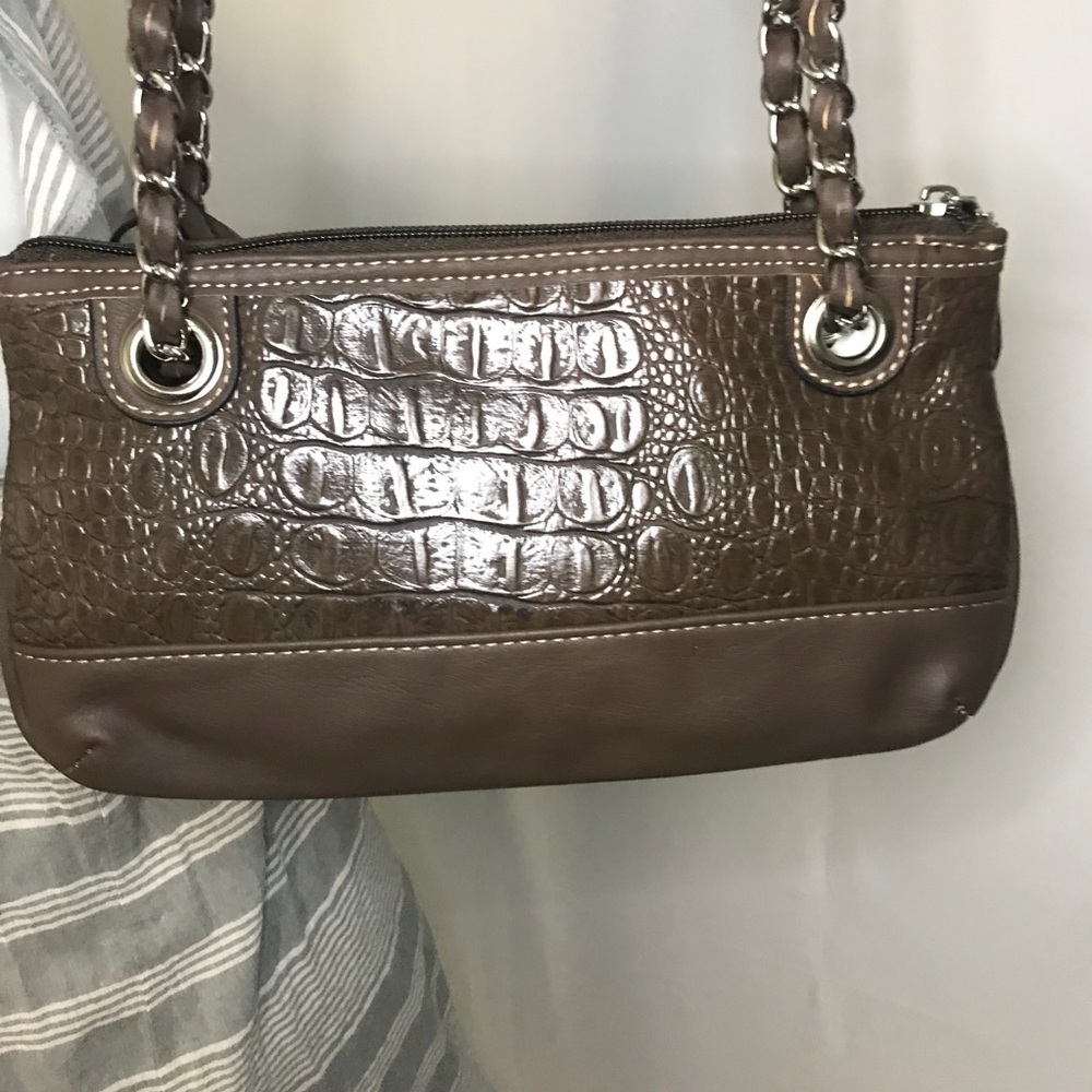 Ellen Tracy NWT Marta chain straps cocoa